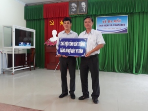 Lễ ra mắt Thư viện xã Xuân Hòa, huyện Kế Sách