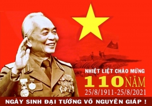 Kỷ niệm 110 năm ngày sinh Đại tướng Võ Nguyên Giáp