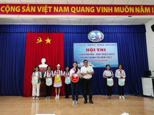 Thư viện Thạnh Trị với các hoạt động chào mừng Ngày Sách và Văn hóa đọc Việt Nam (21/4)